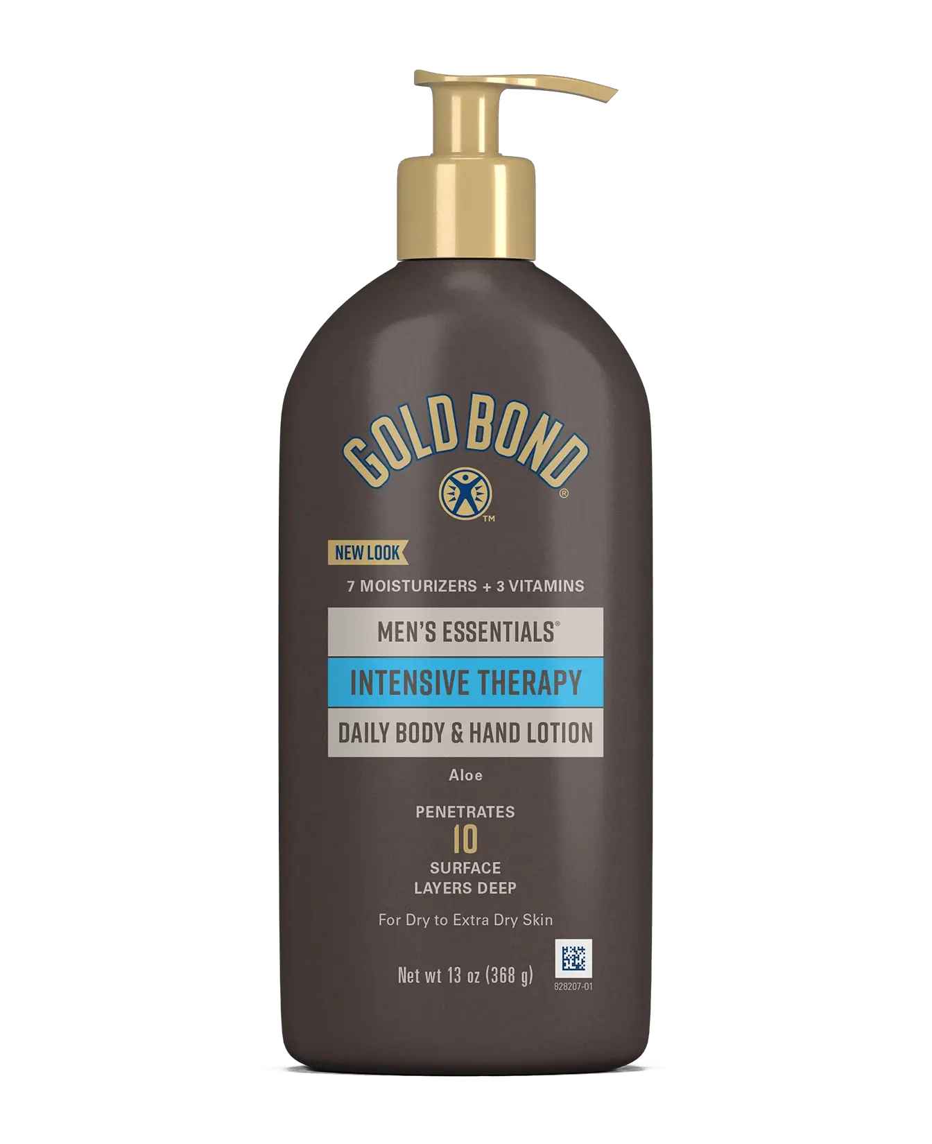 Gold Bond Men's Essentials Intensive Therapy Daily Body and Hand Lotion.