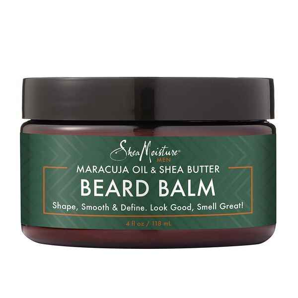 Shea Moisture Maracuja Oil and Shea Butter Beard Balm Shape Smooth and Define.