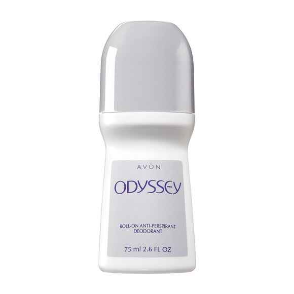 Avon Odyssey Roll-On Antiperspirant Deodorant.