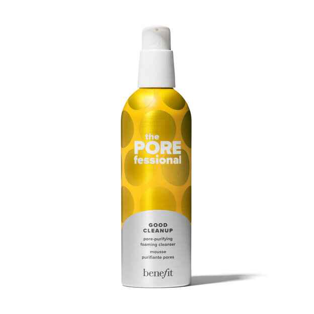 Benefit Cosmetics Pore purifying foaming cleanser.