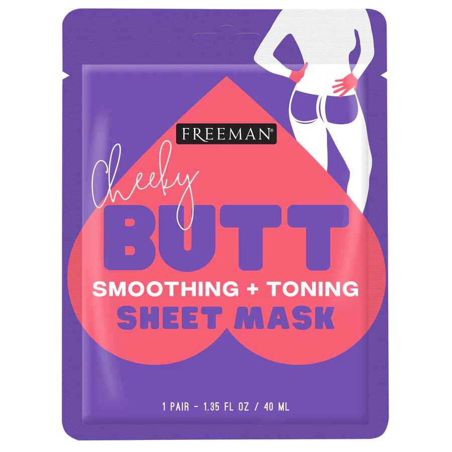 Freeman Cheeky Butt Smoothing and Toning Body Sheet Mask.