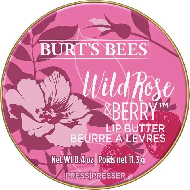 Burt's Bees Wild Rose and Berry Lip Butter.