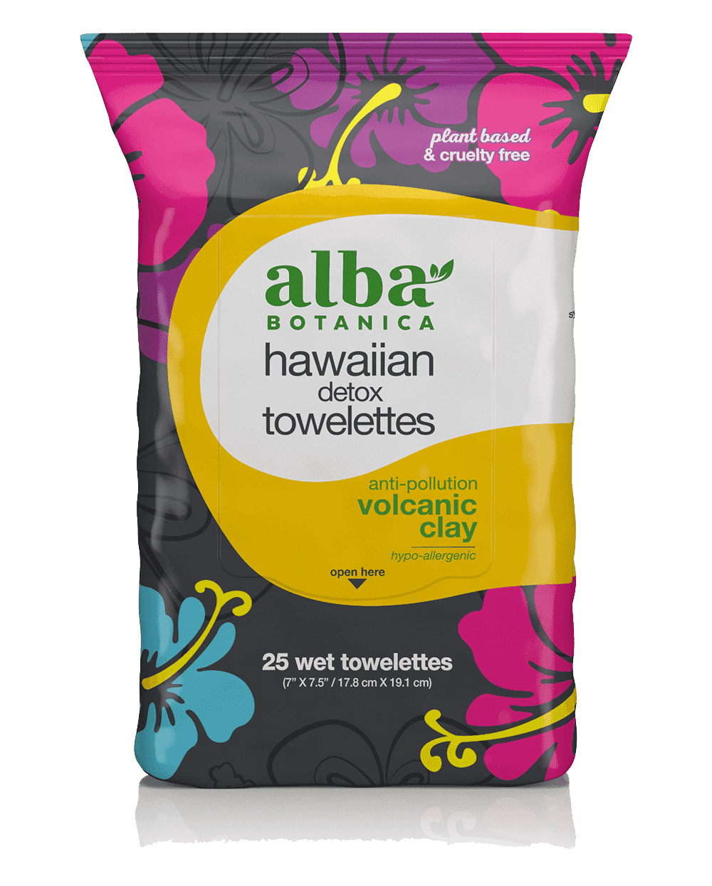 Alba Botanical hawaiian detox towelettes.