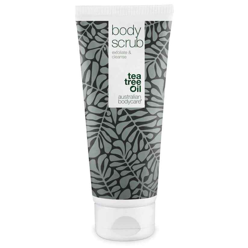 Australian Bodycare Exfoliating Tea Tree Body Scrub for spots and congested skin.