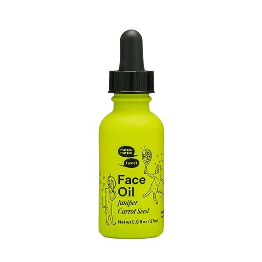 Meow Meow Tweet Face Oil Juniper Carrot Seed.