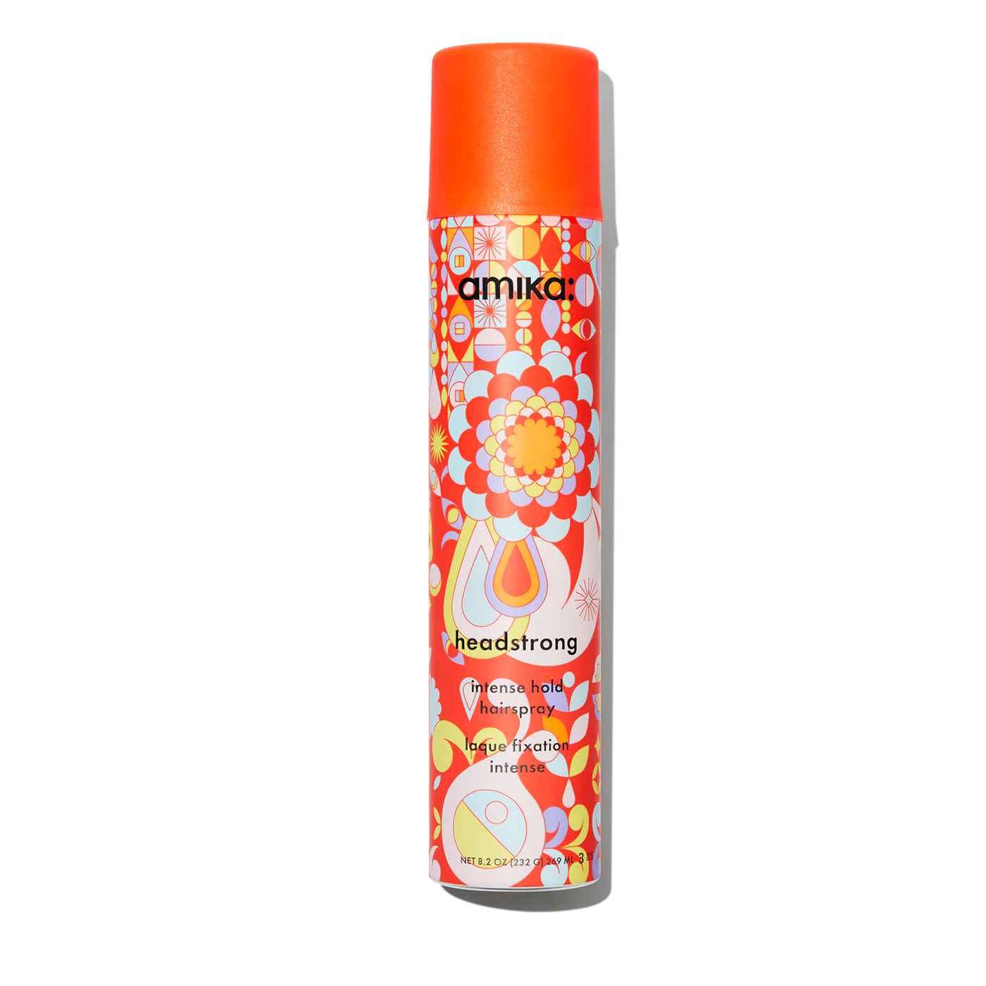 Amika Headstrong intense hold hairspray.