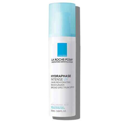 La Roche Posay HYDRAPHASE MOISTURIZER WITH HYALURONIC ACID AND SPF.