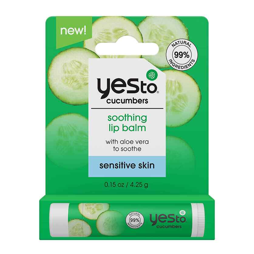 Yes To Cucumbers Soothing Lip Balm.