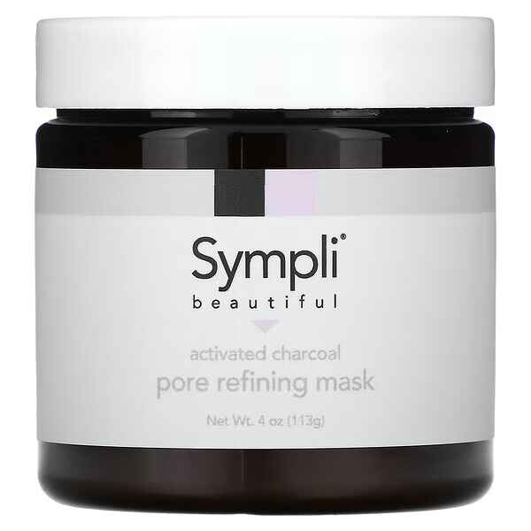 Sympli Beautiyful Activated Charcoal Pore Refining Beauty Mask.