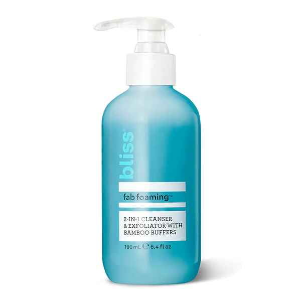 Bliss Fab Foaming Exfoliating Cleanser.