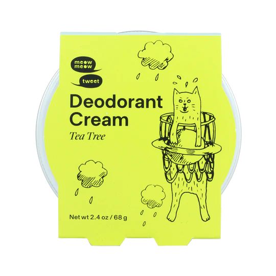 Meow Meow Tweet Deodorant Cream Tea Tree.