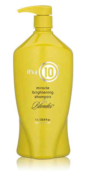 ITS A 10 MIRACLE BRIGHTENING BLONDE SHAMPOO.