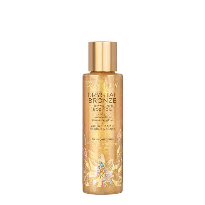 Pacifica Crystal Bronze Shimmering Body Oil.