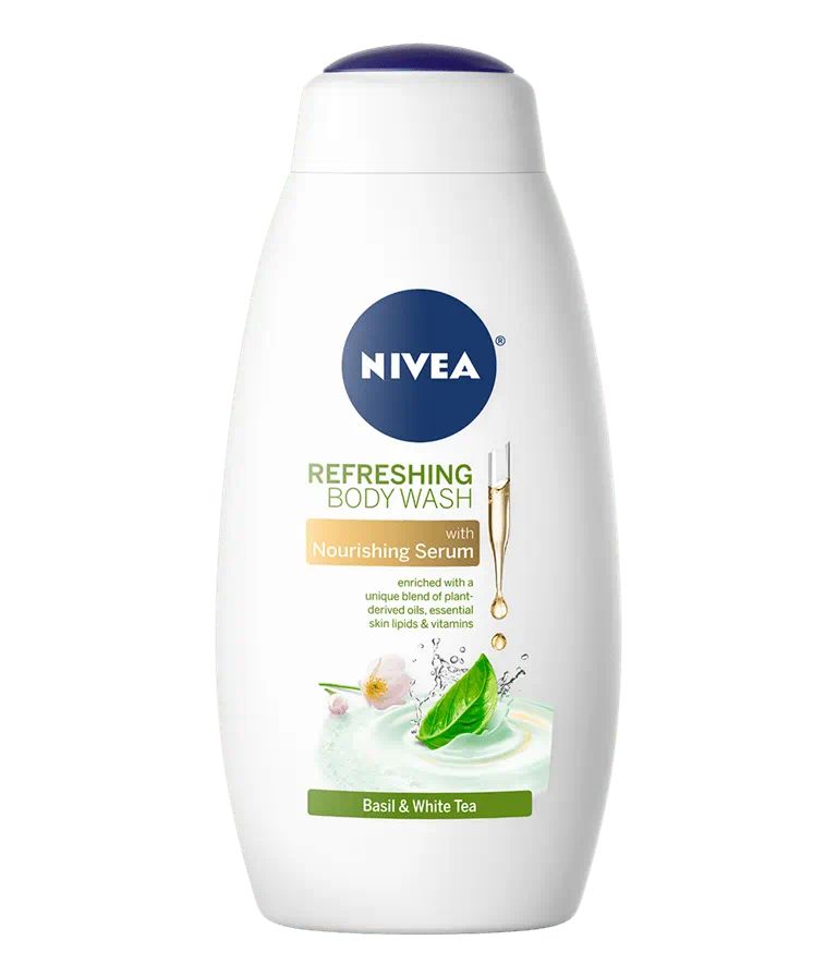 Nivea BASIL and WHITE TEA.