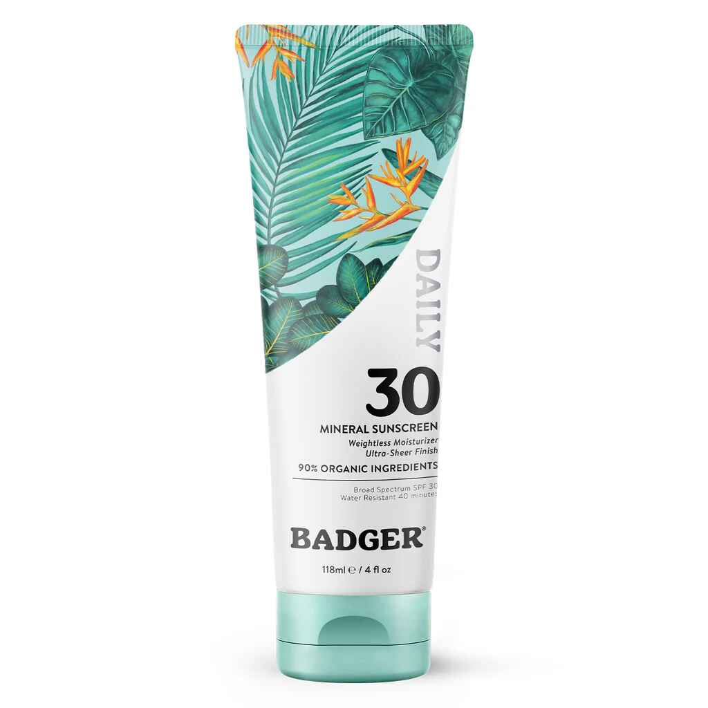 Badger Daily Mineral Sunscreen - SPF 30.