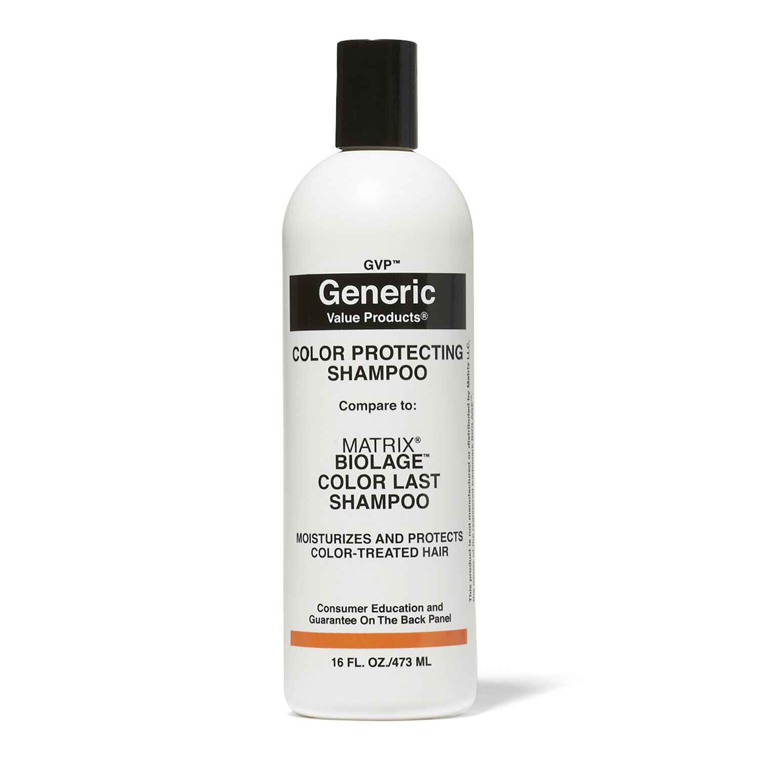 Generic Value Products Color Protecting Shampoo Compare to Matrix Biolage Color Last Shampoo.