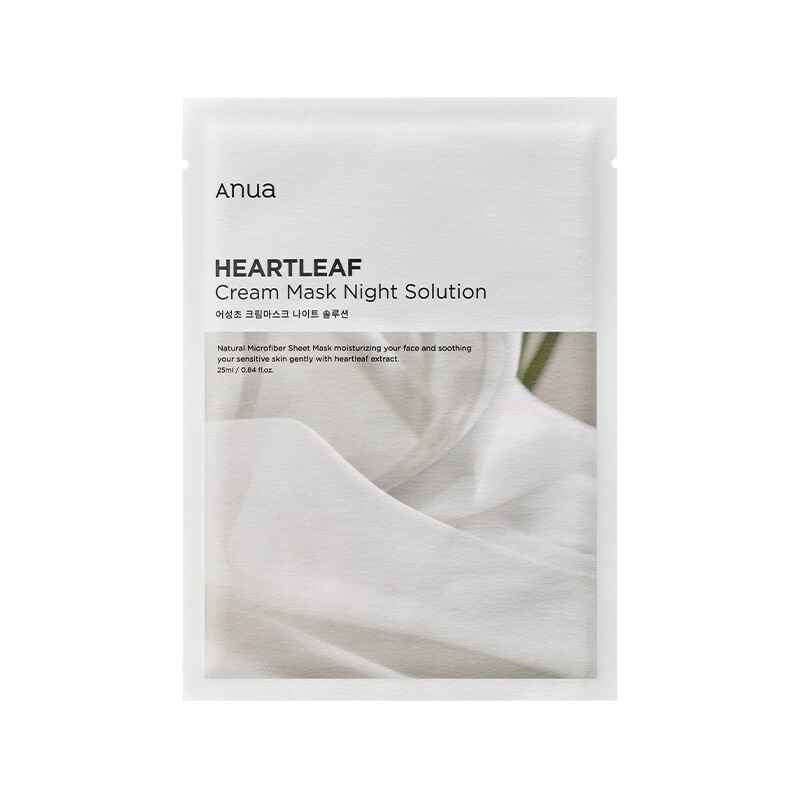 Anua HEARTLEAF CREAM MASK NIGHT SOLUTION .