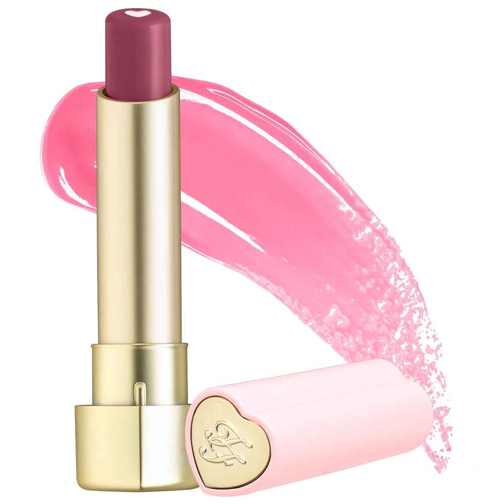 Too Faced Too Femme Heart Core Lipstick.