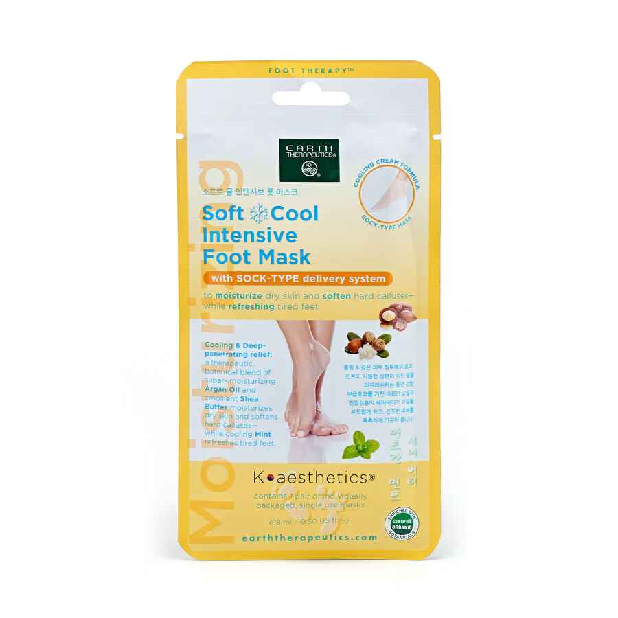 earth Soft Cool Intensive Foot Mask1 Pair.