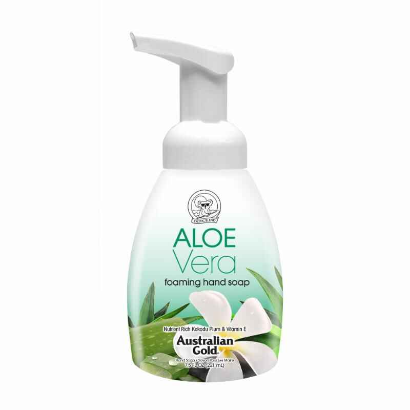 Australian gold ALOE VERA FOAMING HAND SOAP.