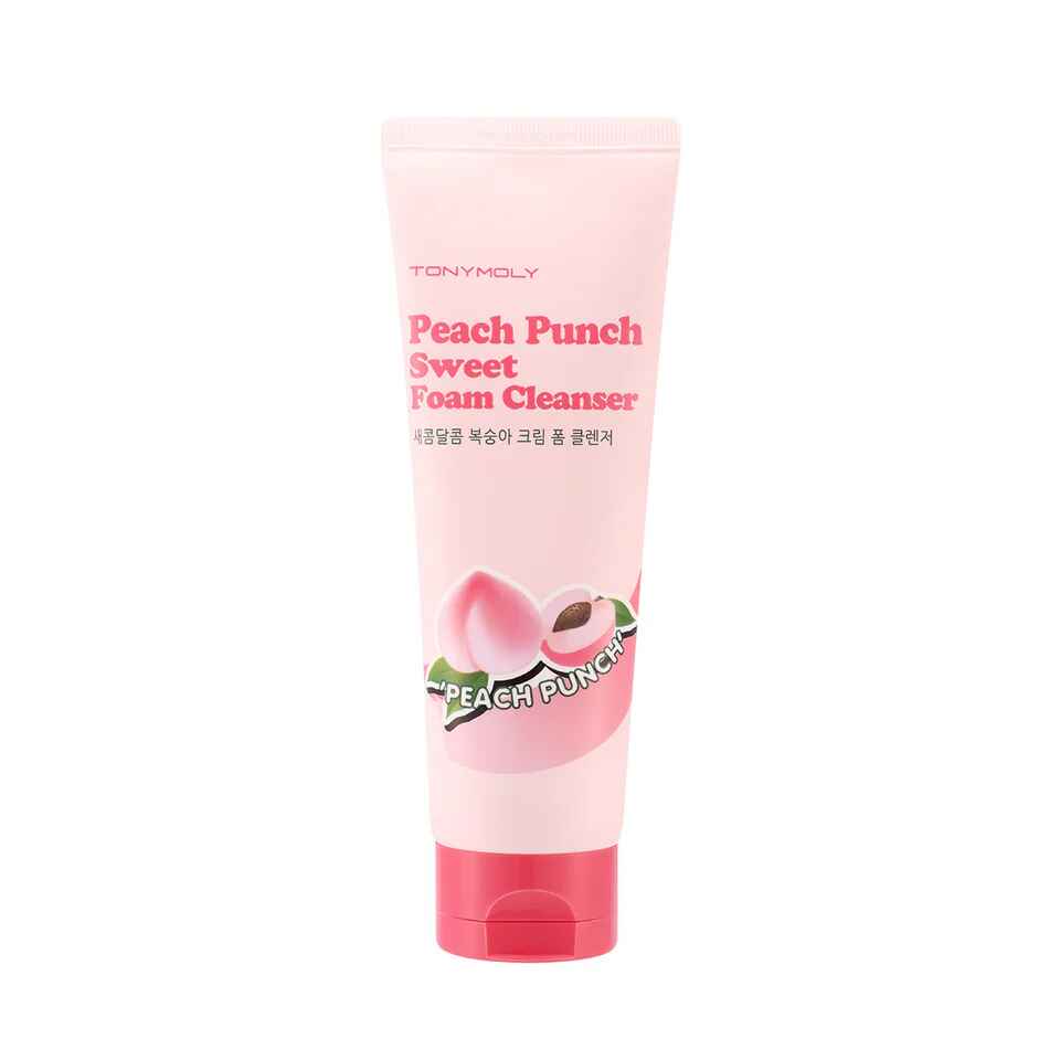 Tonymoly Peach Punch Sweet Foam Cleanser.