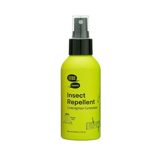 Meow Meow Tweet Insect Repellent Lemongrass Geranium.