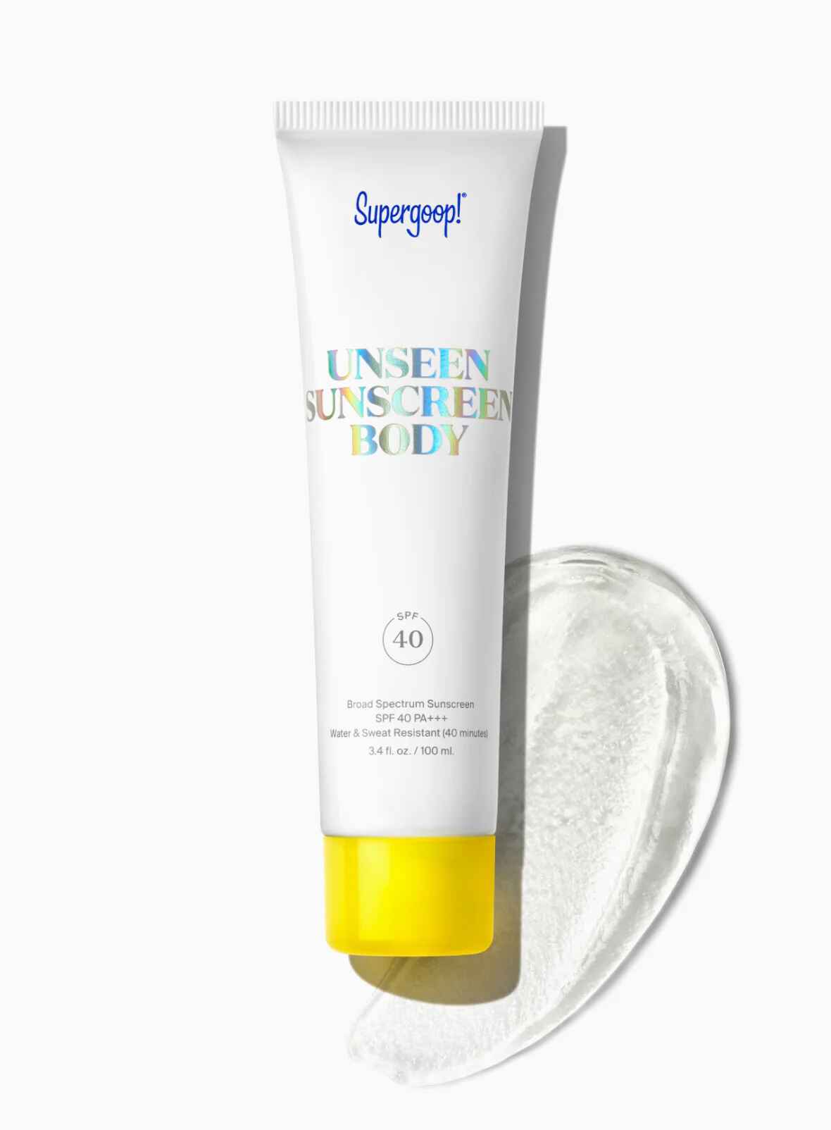Supergoop Unseen Sunscreen Body SPF 40.