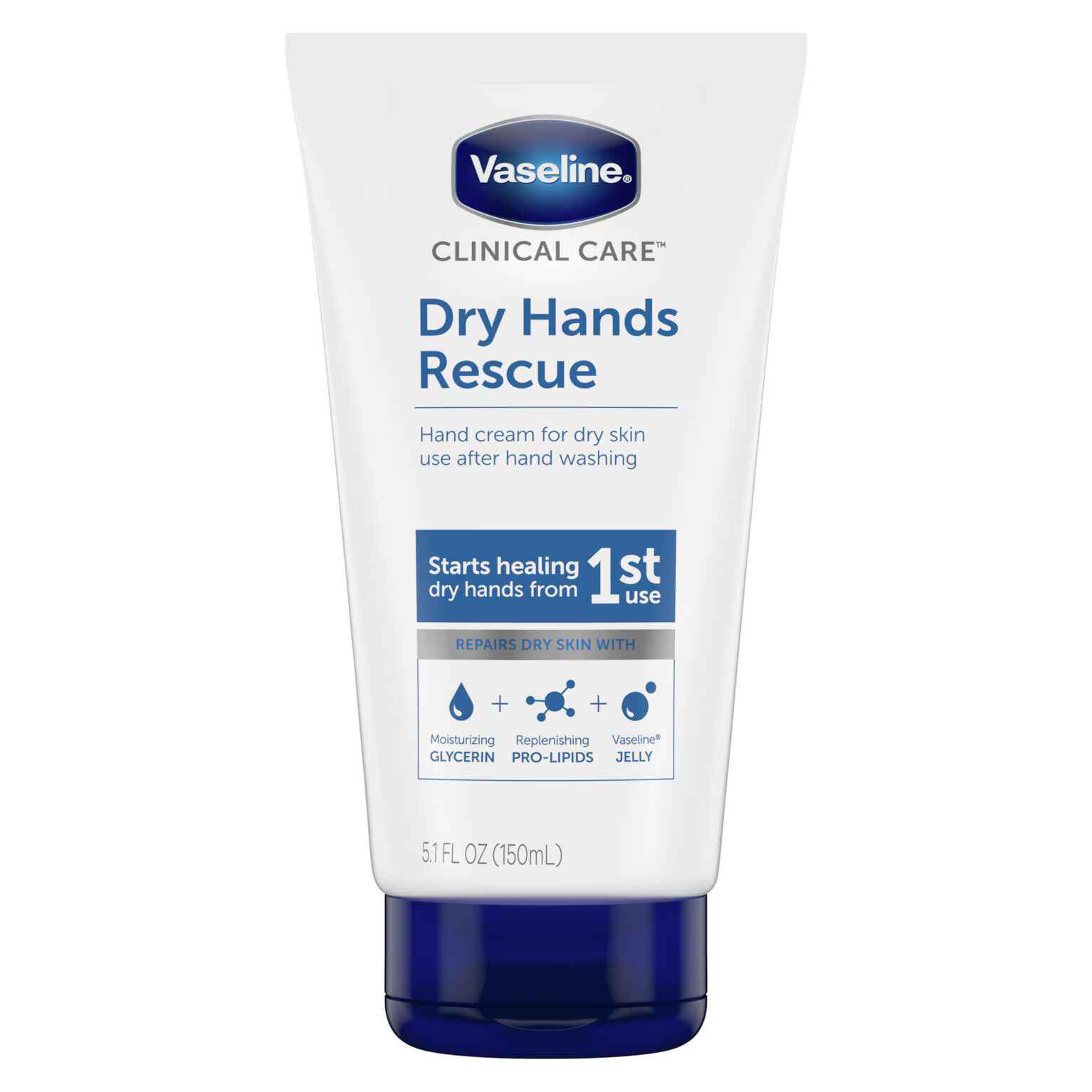 VASELINE CLINICAL CARE DRY HANDS RESCUE.