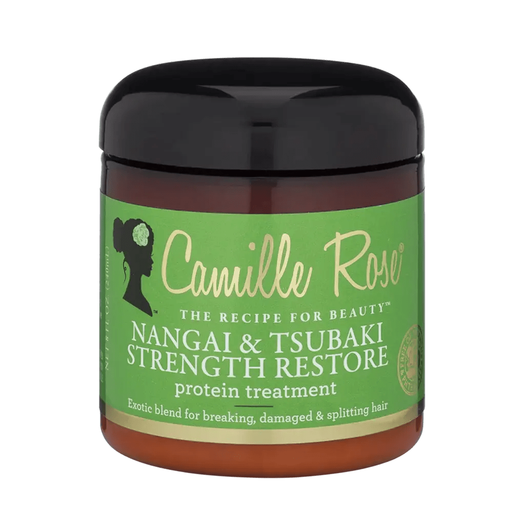 camille rose Nangai Tsubaki Strength Restore Protein Treatment.