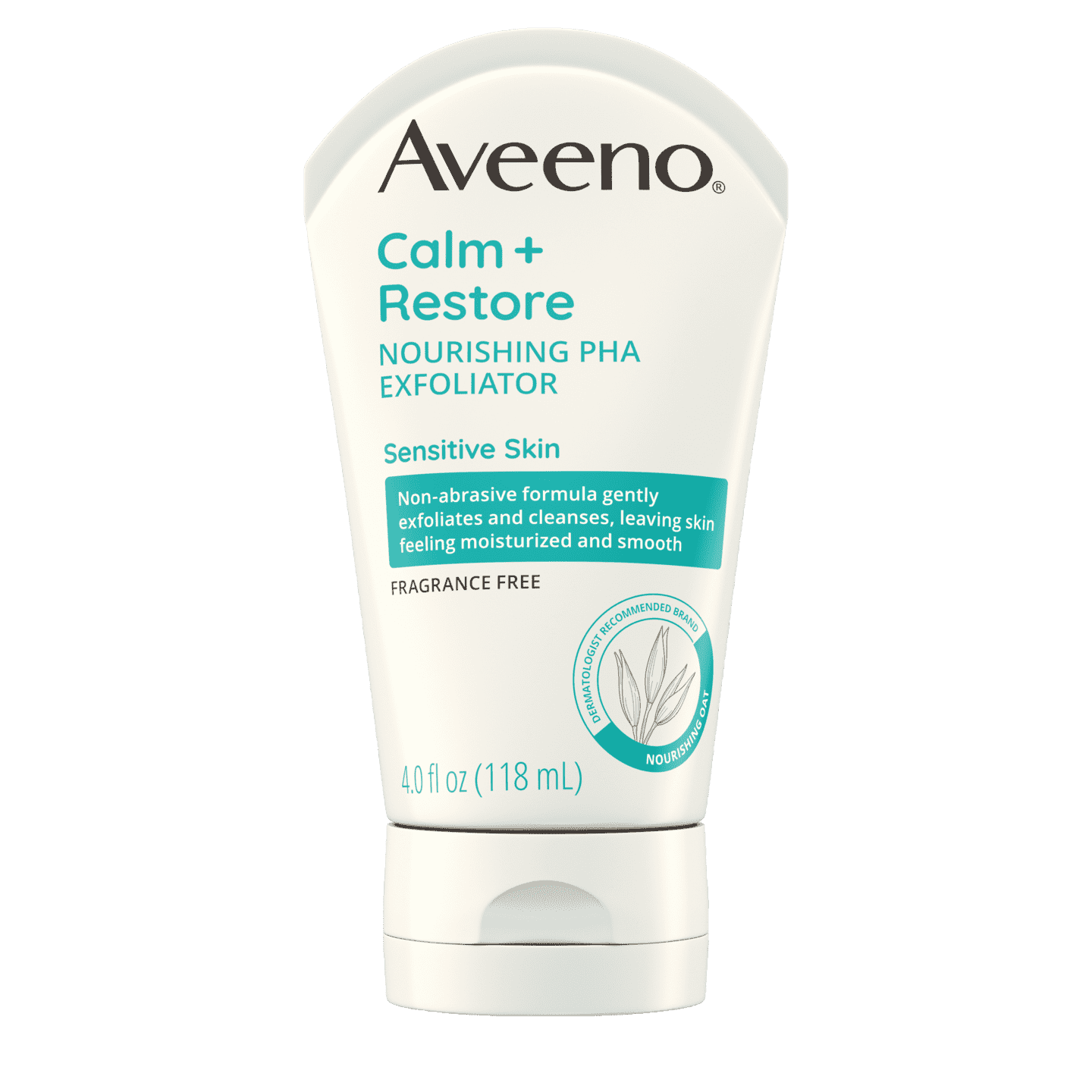 AVEENO CALM + RESTORE™ NOURISHING PHA FACIAL EXFOLIATOR.