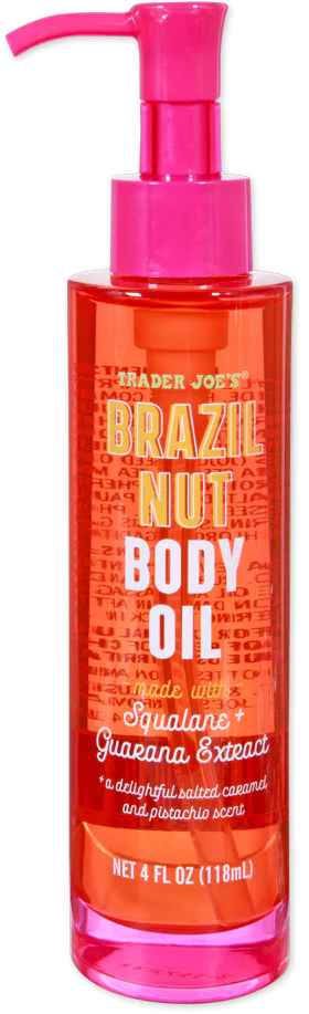 Trader Joes Brazil Nut Body Oil.