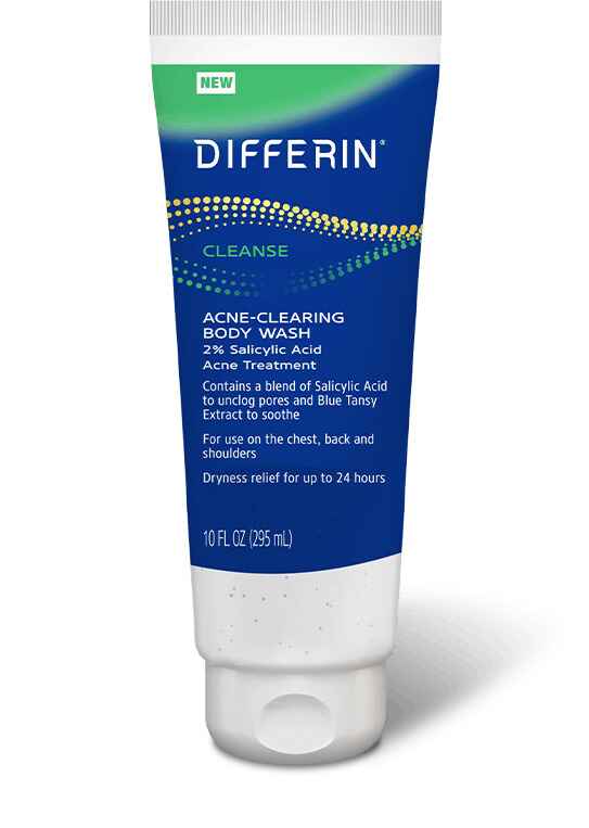 Differin Acne Clearing Body Wash.