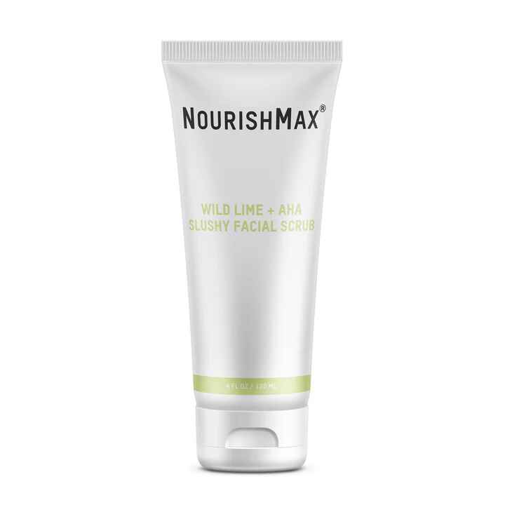 Nourish Max WILD LIME AHA SLUSHY FACIAL SCRUB.