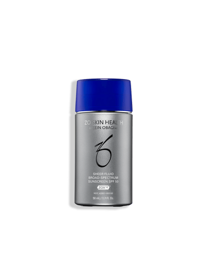 Zo Skin Health Sheer Fluid Broad Spectrum Sunscreen SPF 50.