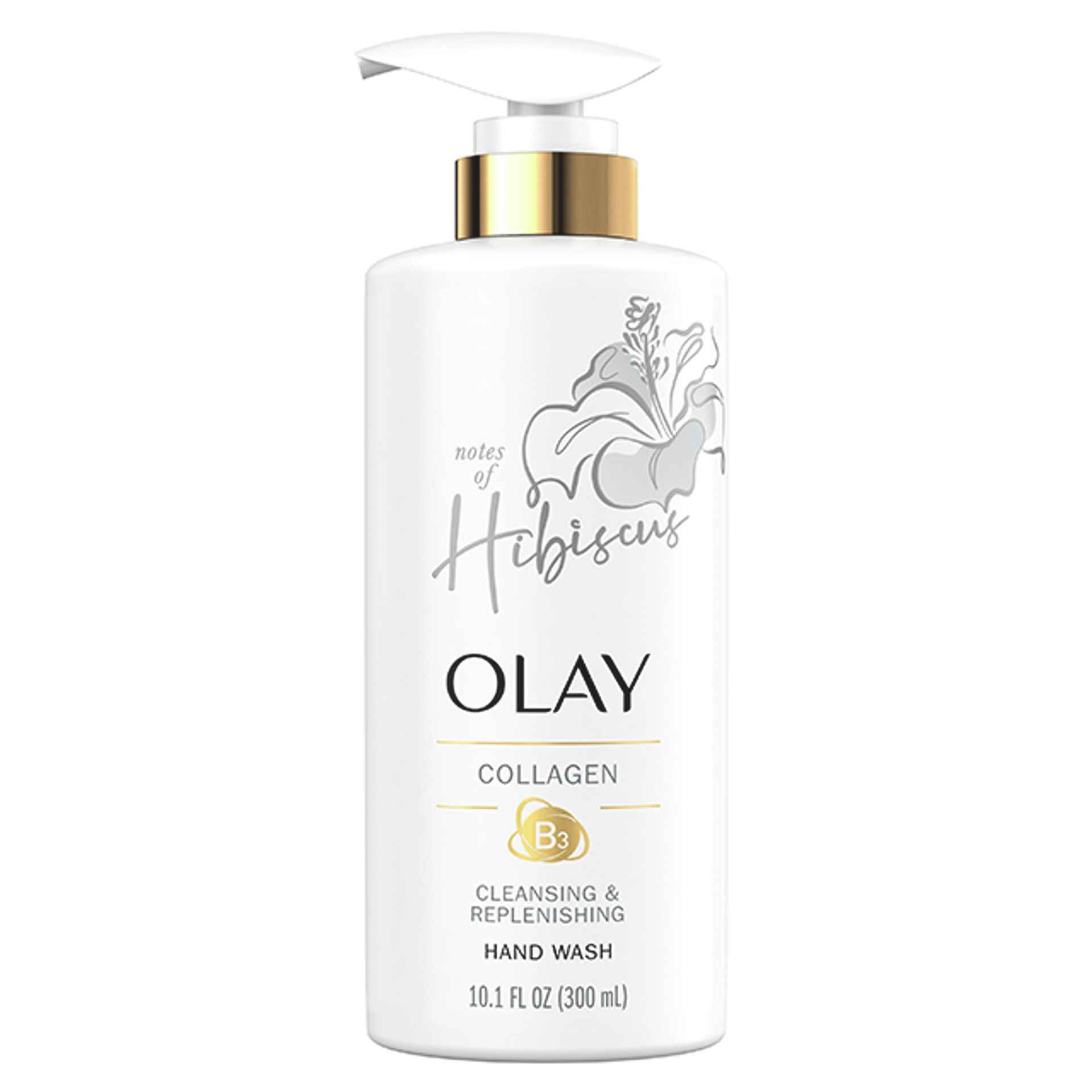 Olay Hand Wash Notes of Hibiscus.