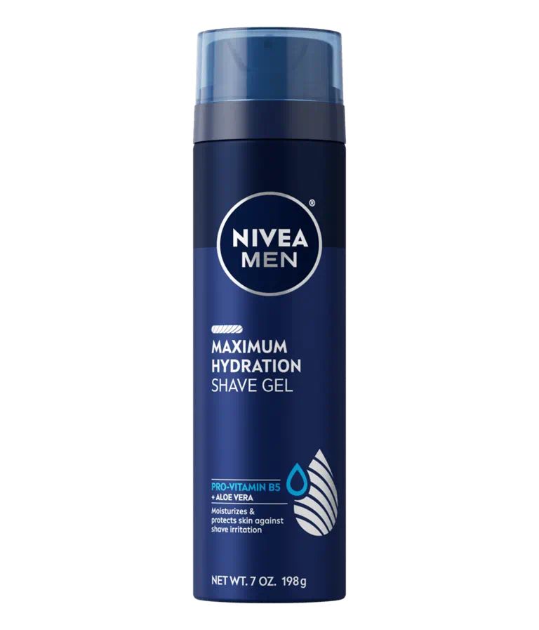 Nivea MAXIMUM HYDRATION SHAVE GEL.