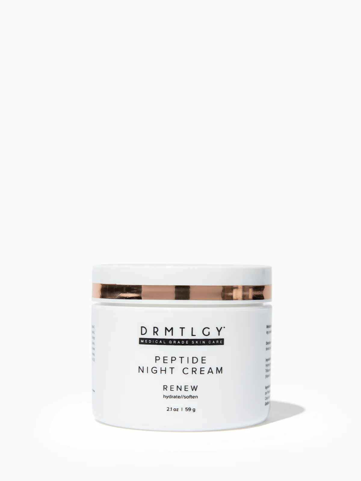 DRMTLGY Peptide Night Cream.