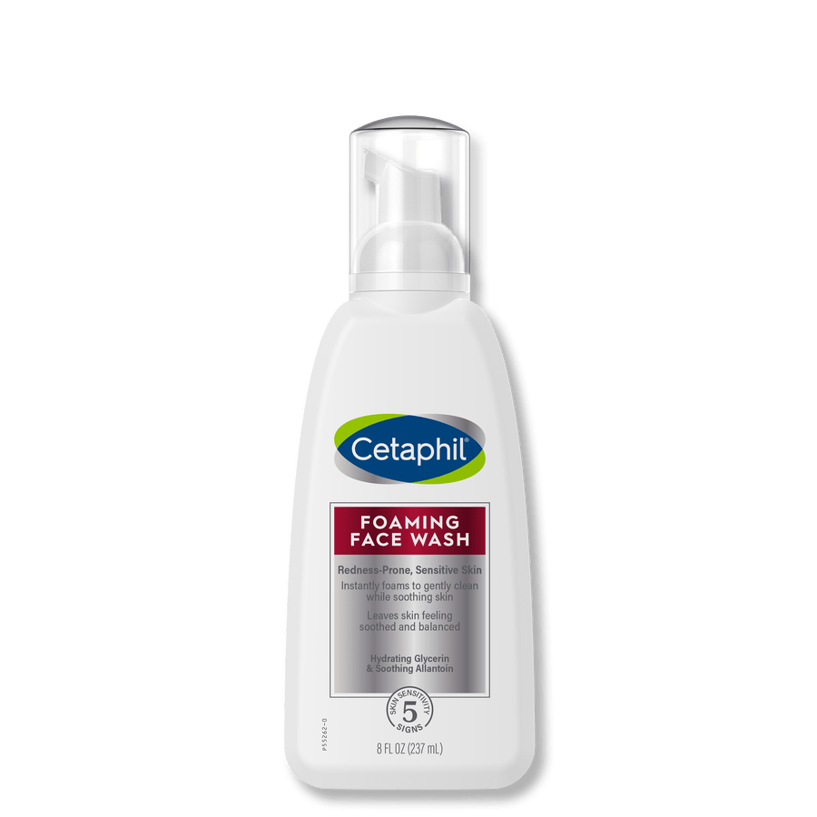 Cetaphil Foaming Face Wash for Redness Prone Skin.