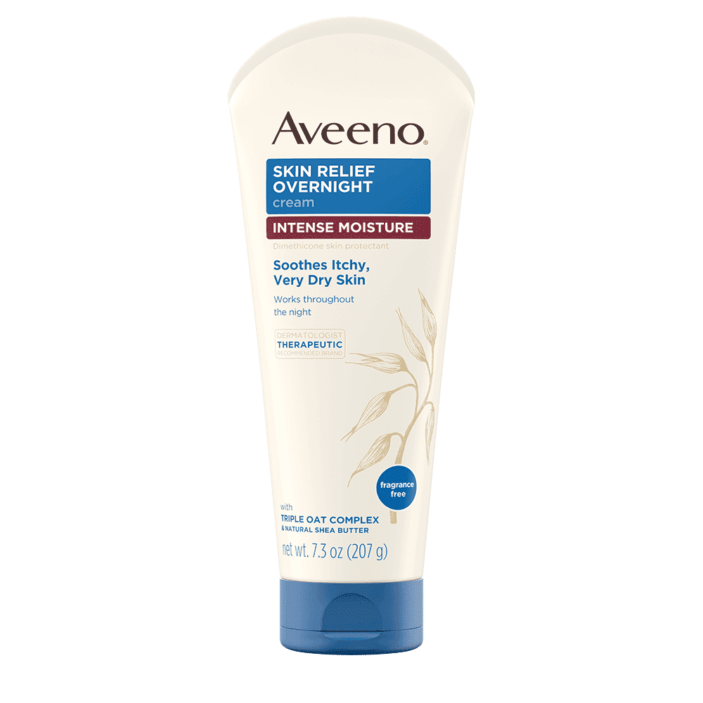 AVEENO SKIN RELIEF OVERNIGHT CREAM.