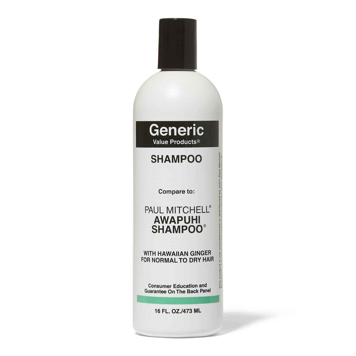 Generic Value Products Awapuhi Shampoo Compare to Paul Mitchell Awapuhi Shampoo.