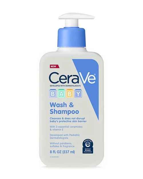 CeraVe Baby Wash & Shampoo.
