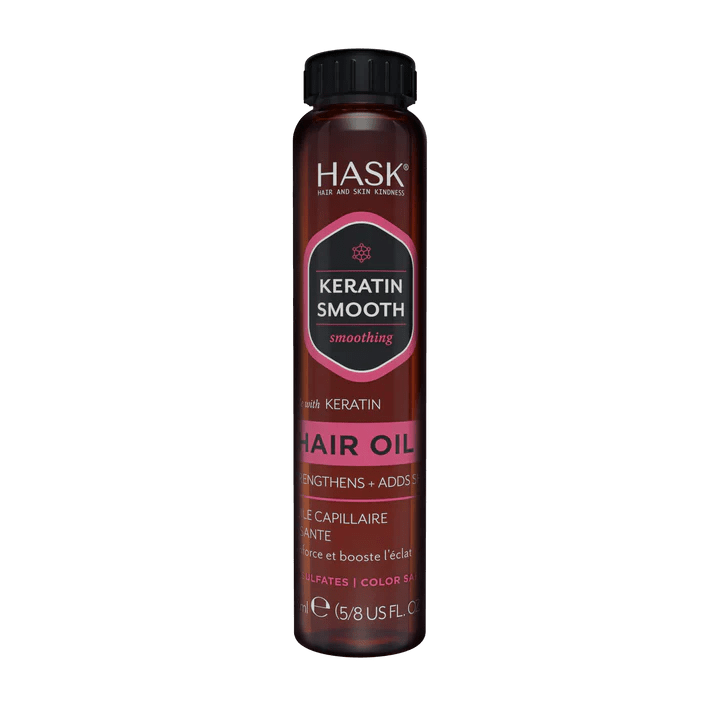 Hask KERATIN SMOOTH Smoothing Hair Oil.