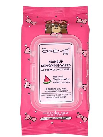 the-creme-shop-juicy-makeup-removing-wipes-hydrating-watermelon-bear.