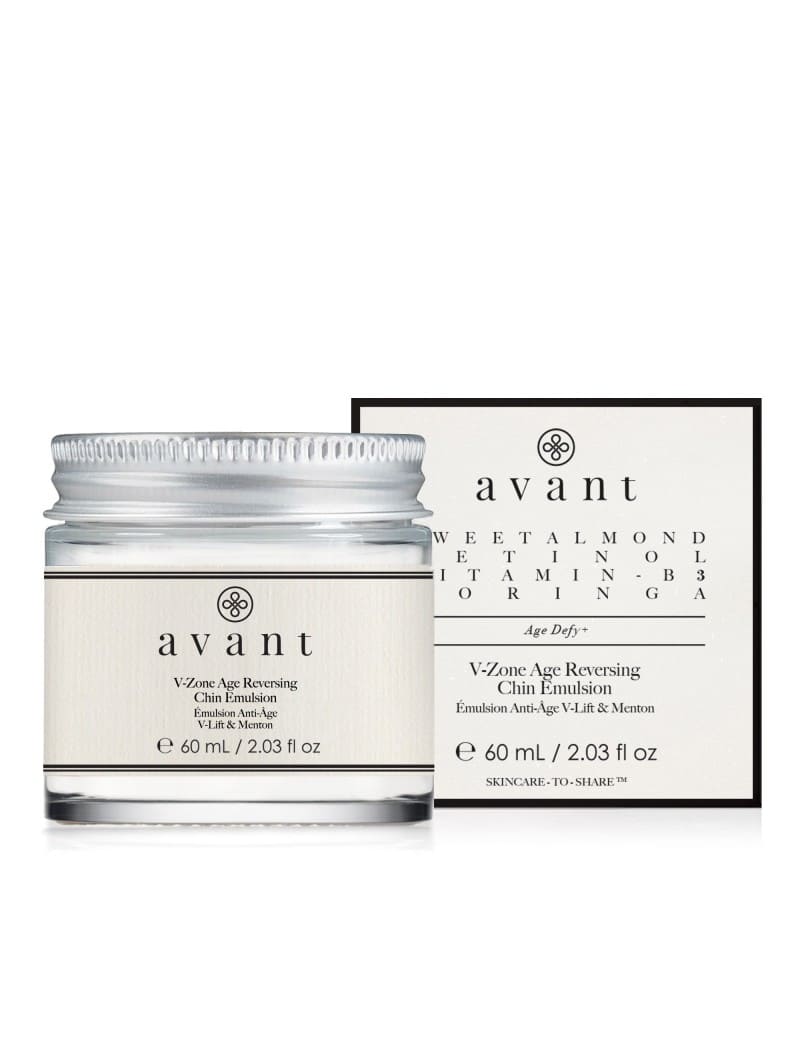 Avant skincare V-zone Age Reversing Chin emulsion.