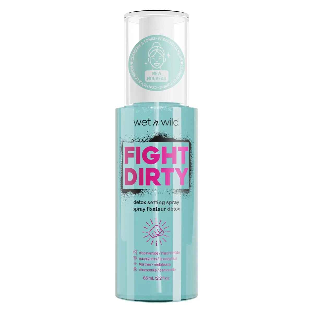 WET N WILD FIGHT DIRTY DETOX SETTING SPRAY.
