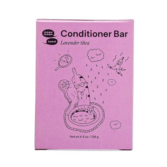 Meow Meow Tweeet Conditioner Bar Lavender Shea.