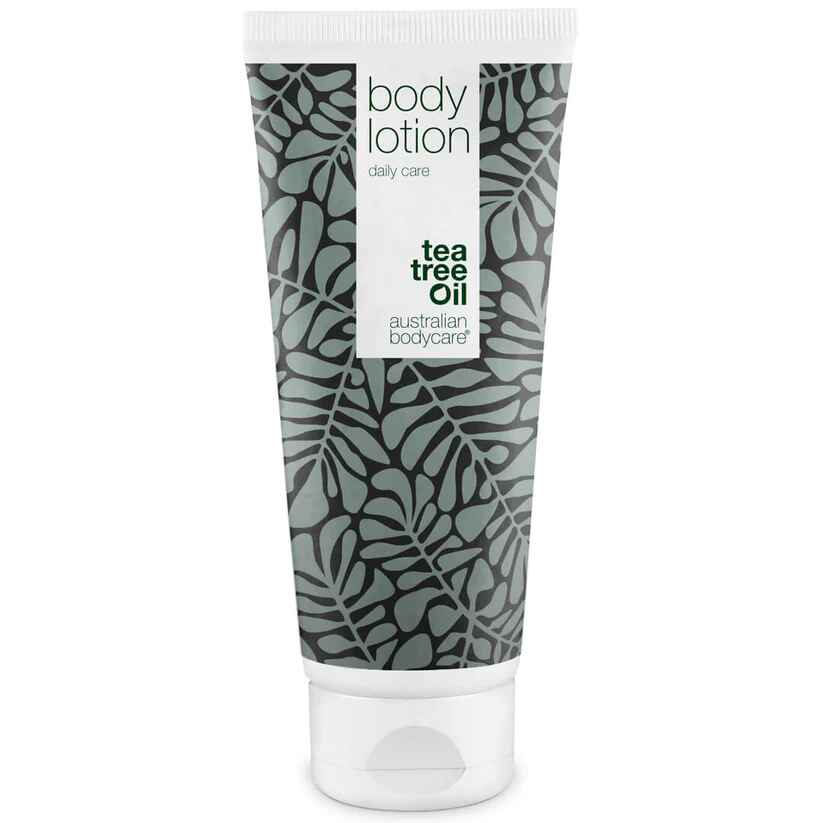 Australian Bodycare Tea Tree Body Lotion against dry skin and spots.