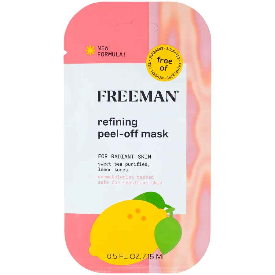 Freeman Refining Sweet Tea and Lemon Gel Peel Off Mask.