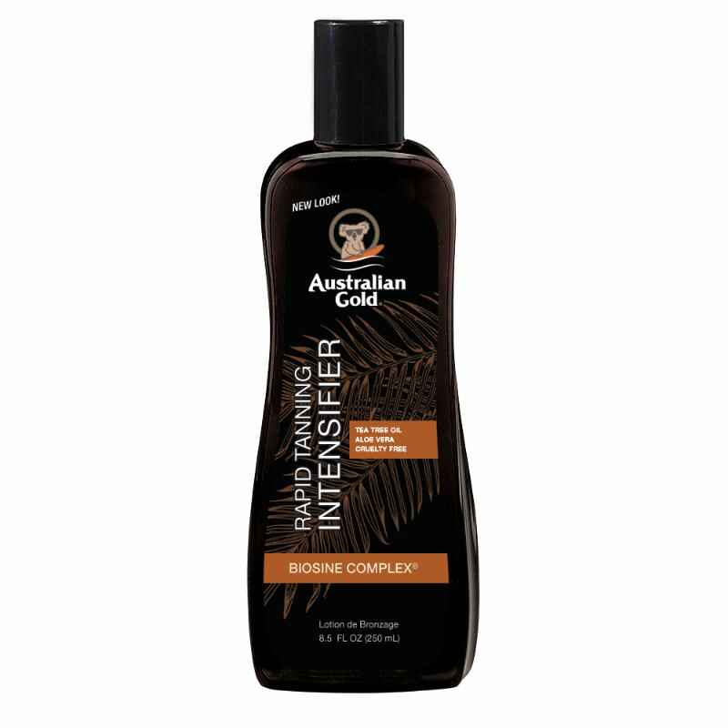 Australian gold RAPID TANNING INTENSIFIER LOTION.