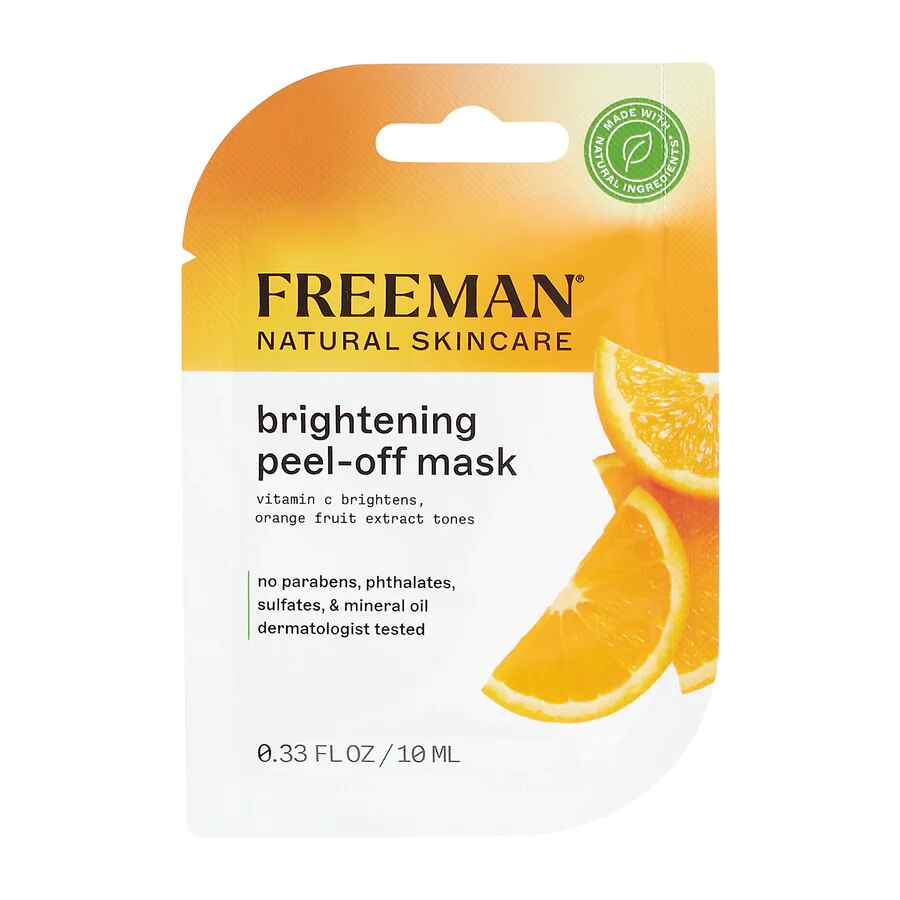Freeman Natural Skincare Brightening Vitamin C Orange Extract Peel Off Mask.